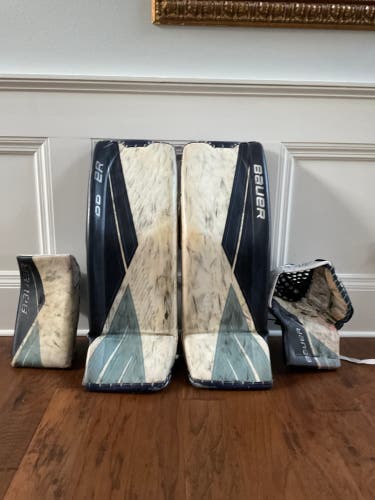 Used 34" Custom Regular Pro Stock Ultrasonic Goalie Full Set
