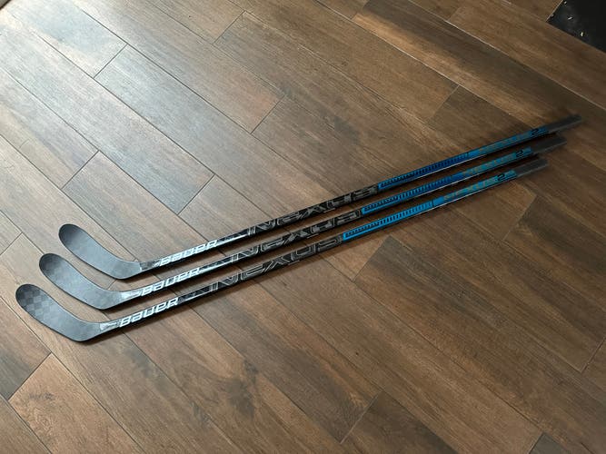 3 Pack! Bauer 2NPro RH Pastrnak Pro Stock Hockey Sticks