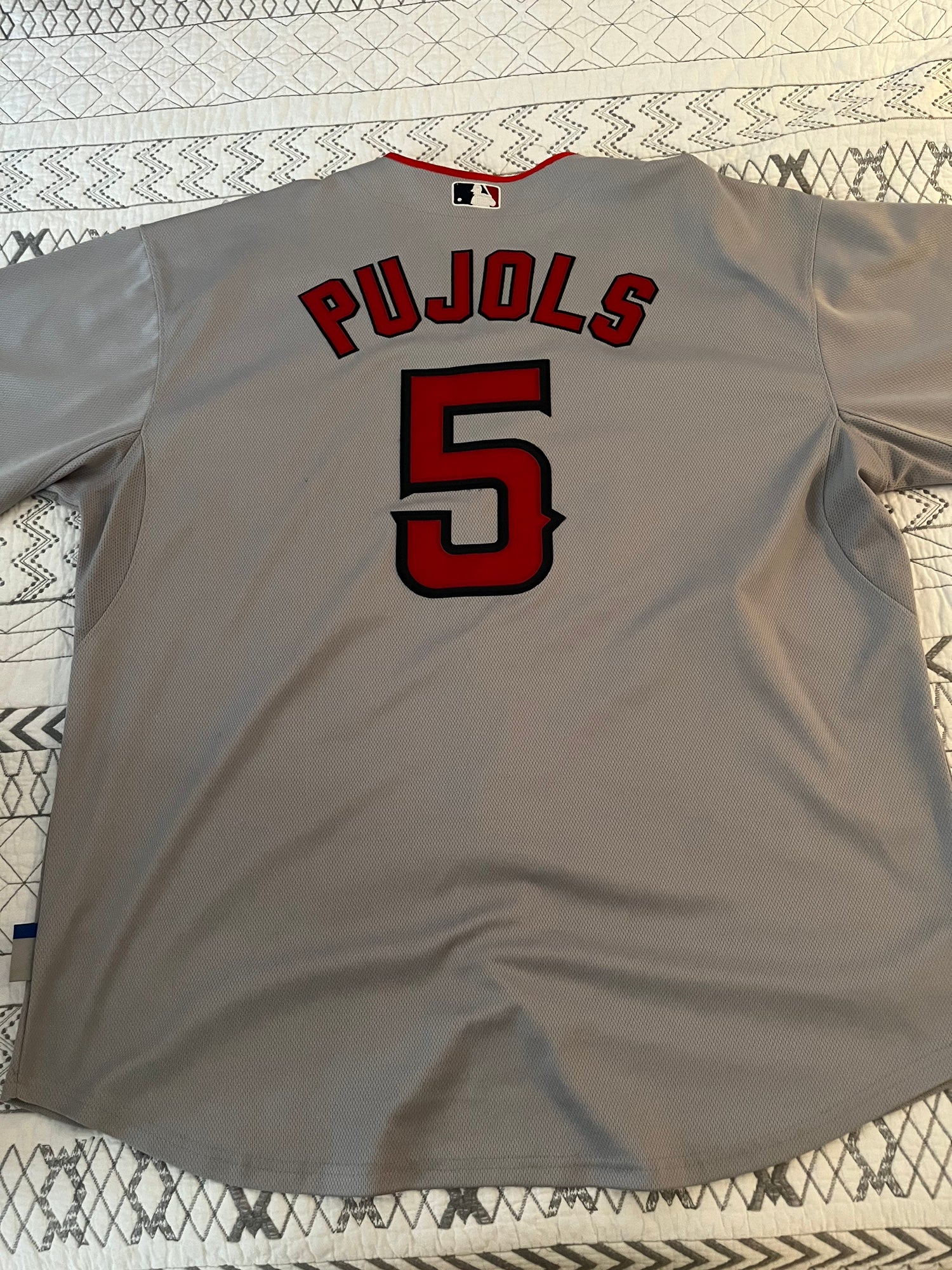 Tops, Pujols Los Angeles Angels Authentic Jersey In Grey