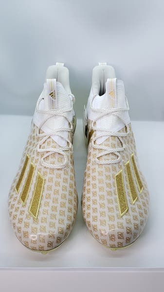 Adidas Adizero X Anniversary White Gold Football Cleats  display picture 2