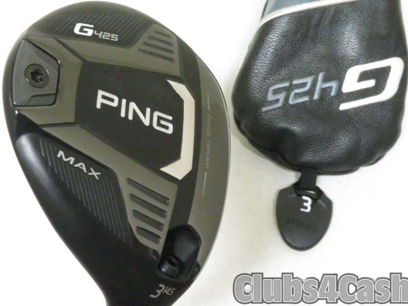 PING G425 Max Fairway 14.5° 3 Wood TOUR 75 Chrome X Flex +Cover