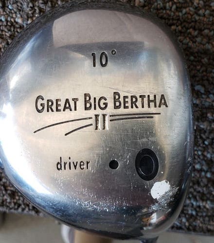 EXCELL 46.25 IN CALLAWAY GREAT BIG BERTHA II  10 DEG DRIVER GOLF CLUB W NEW GRIP