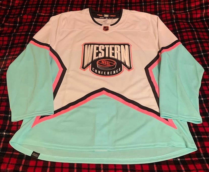 All-Star Western Conference 2023 Adidas NHL Reverse Retro Hockey Jerse –