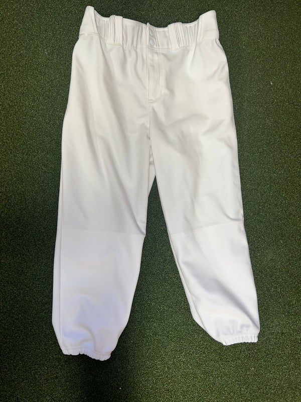 White Adidas Baseball Pants (10679)