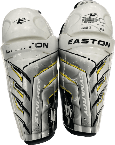 Used Easton SYNERGY 13 Hockey Shin Guards Hockey Shin Guards