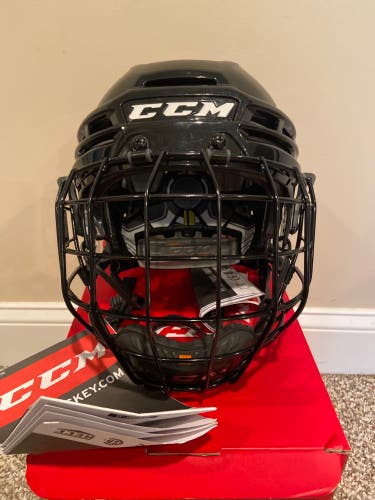 CCM Tacks 910 Helmet Combo With Cage / Mask- New! Size small