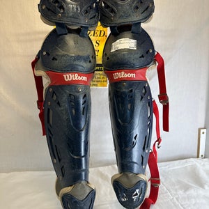 Used Wilson INT Catcher's Leg Guard