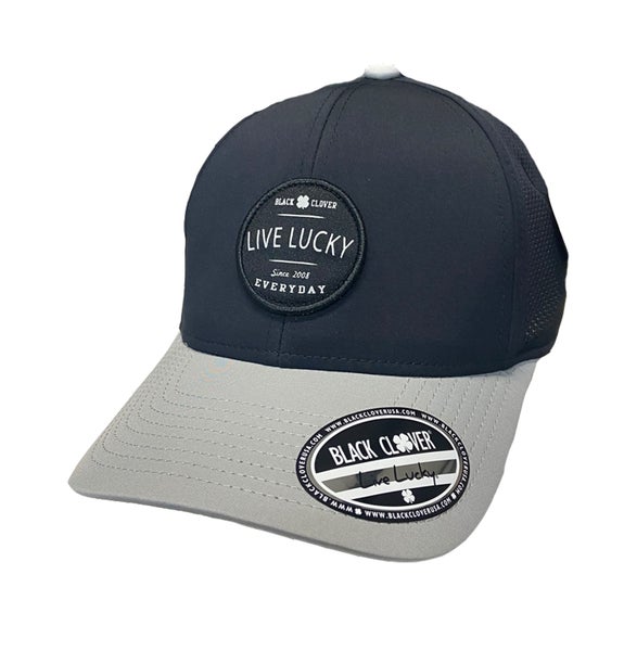 Black Clover Clover Too Much Luck 2 Adjustable Hat- Navy/White