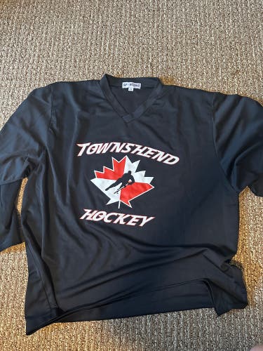 Townshend Hockey Camp Black Used Large  Jersey