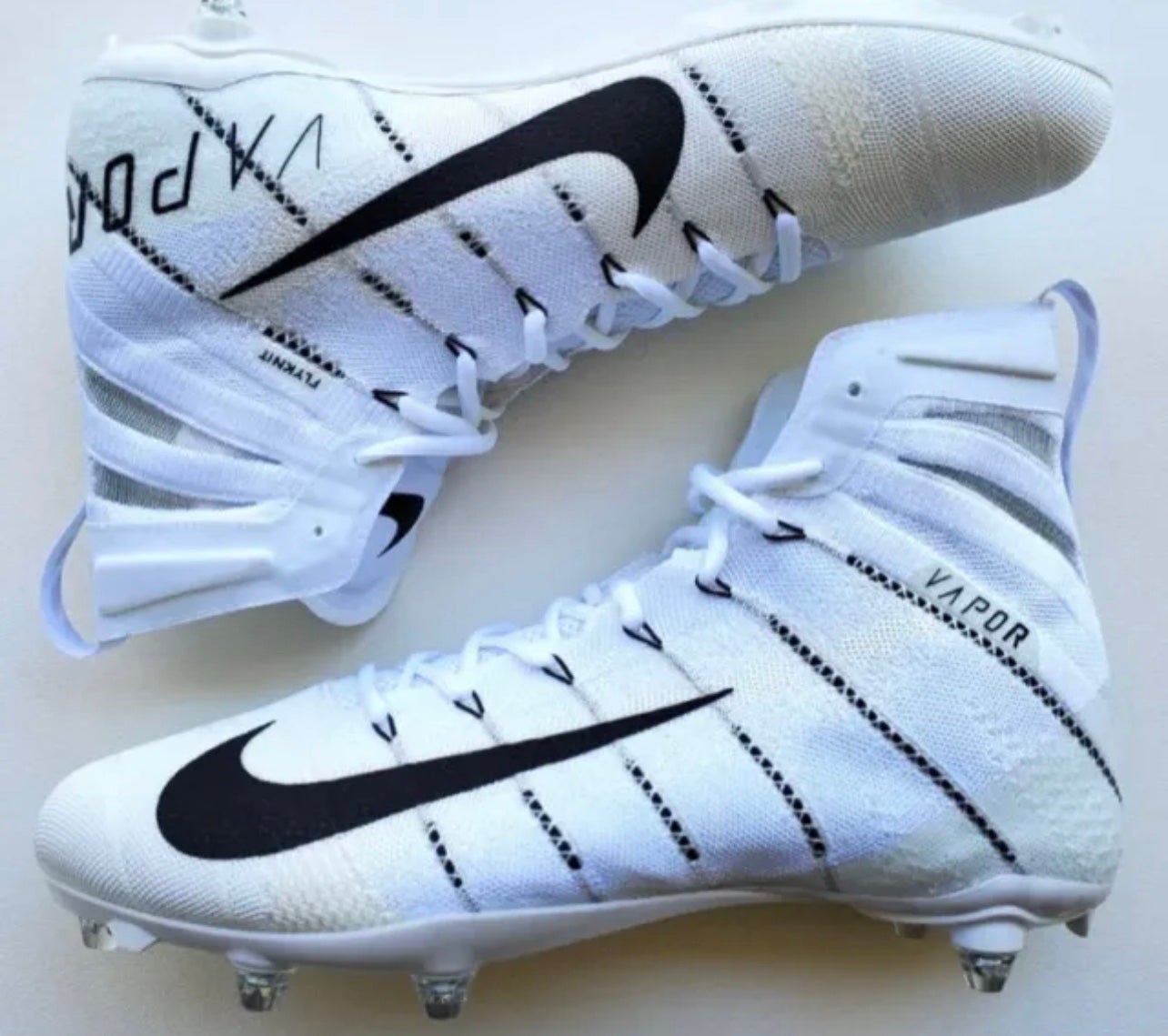 Size 13 Men's Nike Vapor Untouchable 3 Elite Flyknit 'White' Football  Cleats