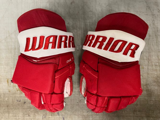 Warrior Covert QRE Pro Stock Hockey Gloves 15" Red 4276