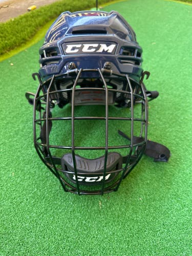 Used Small CCM  Tacks 910 Helmet With Cage