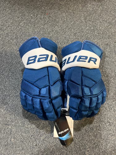 New Blue Bauer Supreme 2S PRO Pro Stock Gloves Colorado Avalanche Kamenev 14”