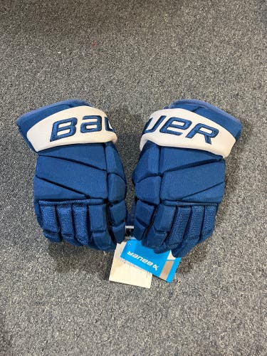 New Blue Bauer Vapor Hyperlite Pro Stock Gloves Colorado Avalanche Newhook 13”