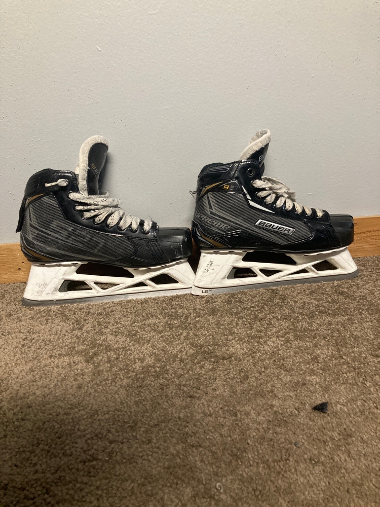 Used Bauer Size 6.5 Supreme S27 Hockey Goalie Skates