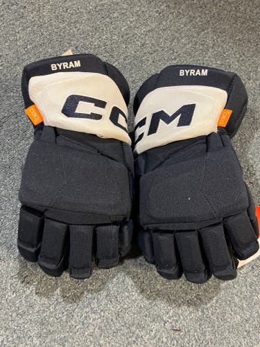 New Navy (WC) CCM HGPJSPP Pro Stock Gloves Colorado Avalanche Byram 14”