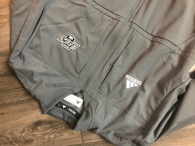 Ontario Reign Gray Adult Men's New Medium Bomber jacket