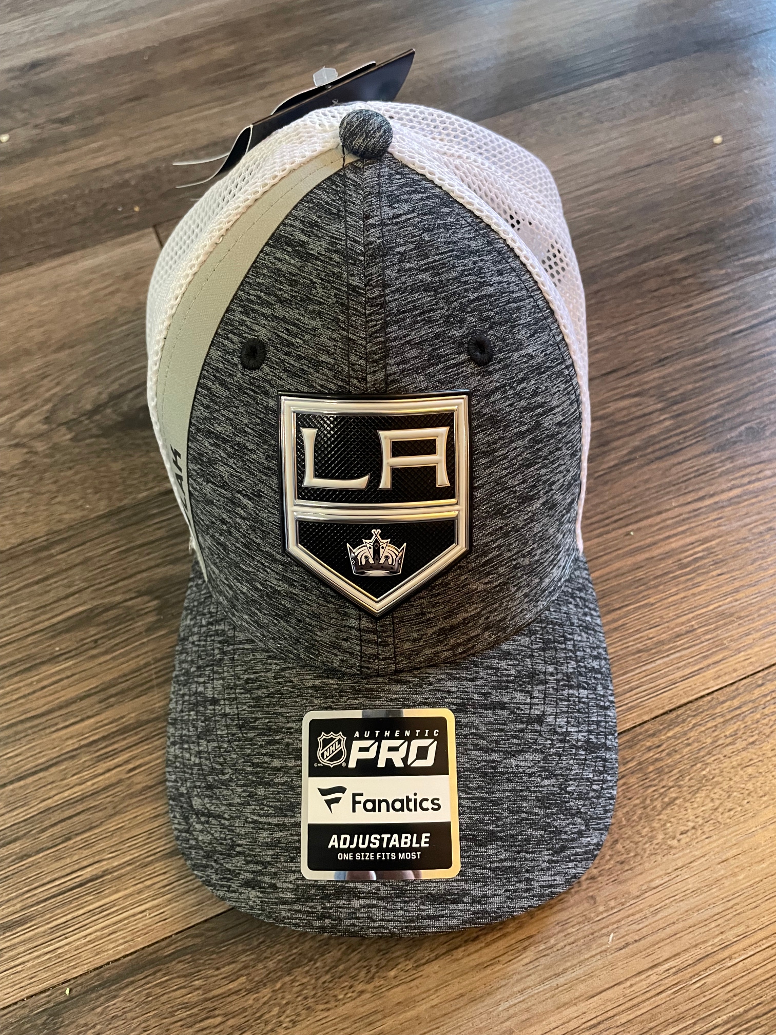 LA Kings Black White Grey New Men's One Size Fits All Hat