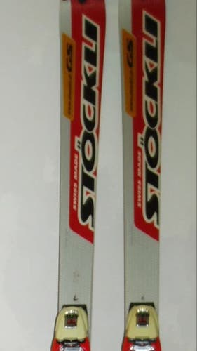 Stockli 182 cm Racing GS Skis With Marker M9-1 Bindings Max Din 14 (Used)