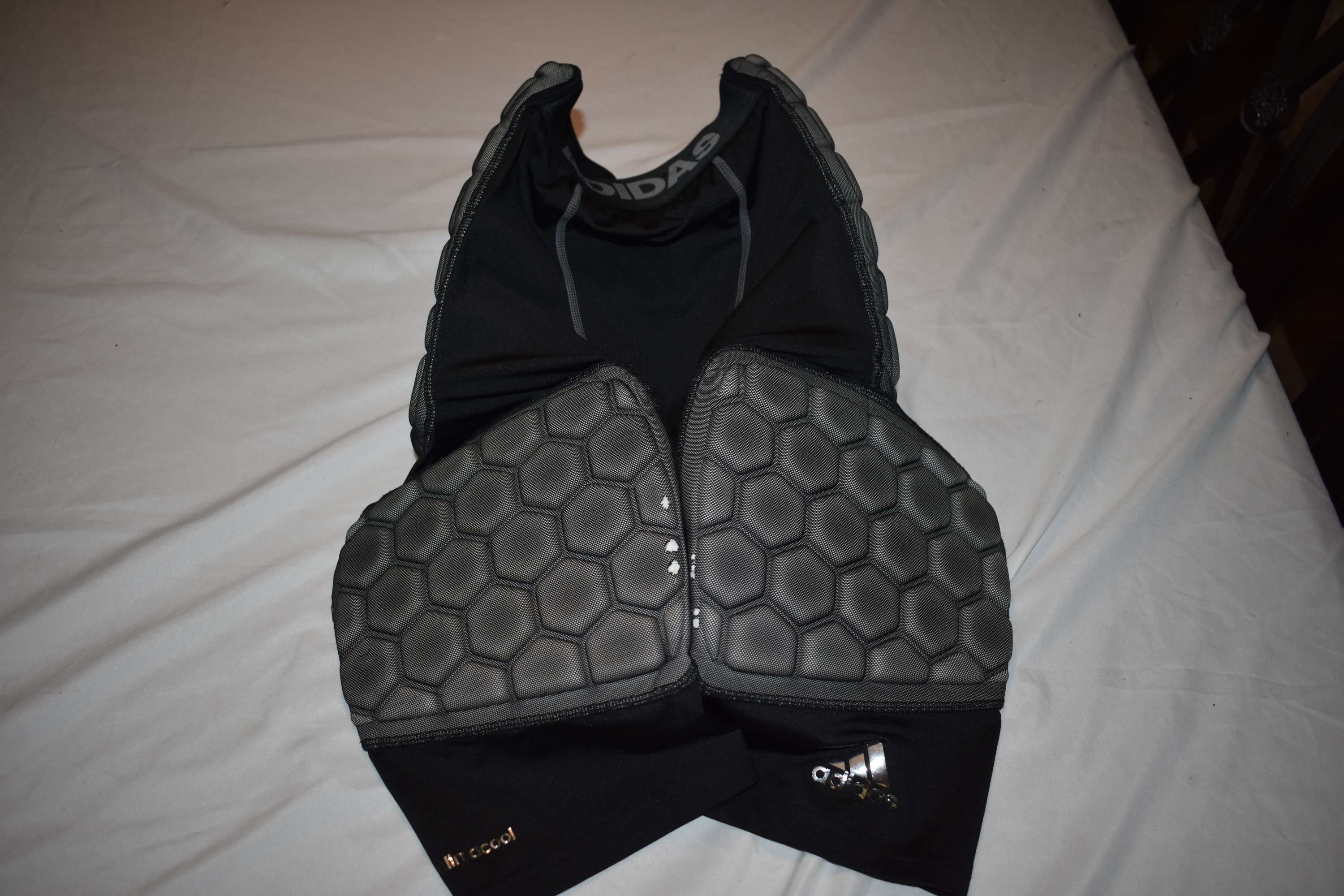 Adidas Climacool Padded Protective Girdle, Black, Medium