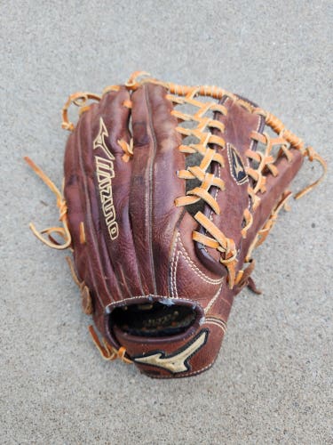 Used Mizuno Right Hand Throw Outfield MVP Baseball Glove 12.75"