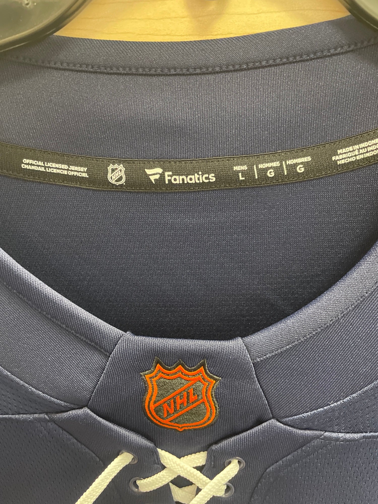 Men's NHL Edmonton Oilers Connor McDavid Fanatics Branded Reverse
