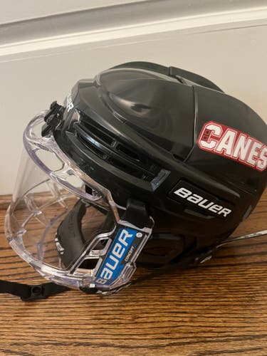 Used Medium Bauer IMS 5.0 Helmet with Bauer Concept 3 face shield