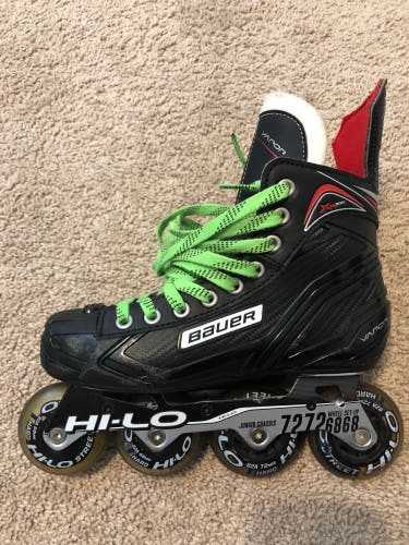 Used Bauer Regular Width Size 4 Vapor XR300 Inline Skates