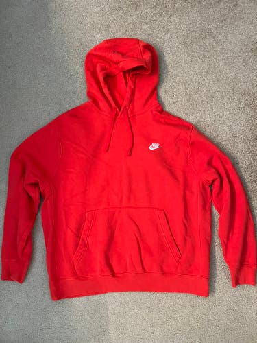 New Red Adidas Hoodie, Size XL