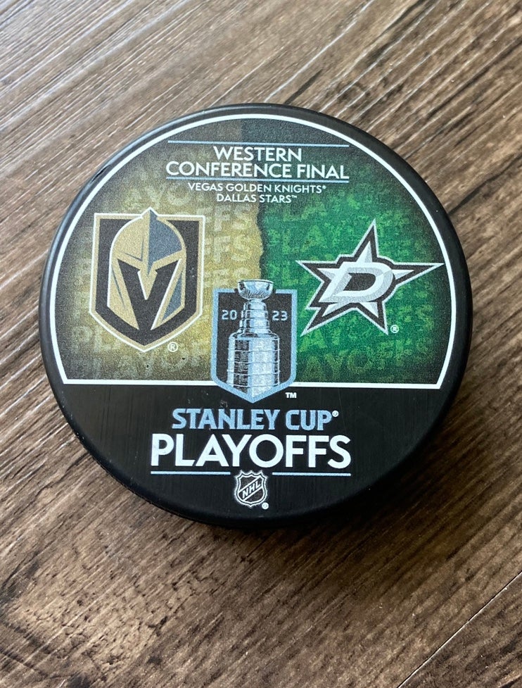 Dallas Stars 2023 Stanley Cup Playoffs Hockey Puck - Green