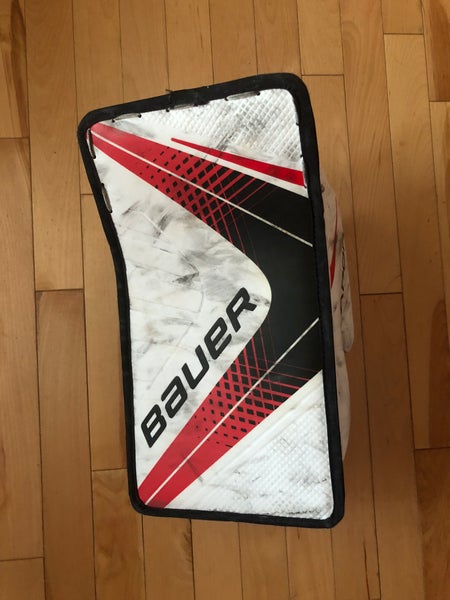 Bauer vapor 1x goalie blocker White Black Red