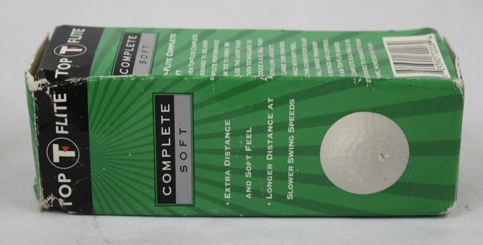 TOP FLITE COMPLETE SOFT 3 PACK OF GOLF BALLS