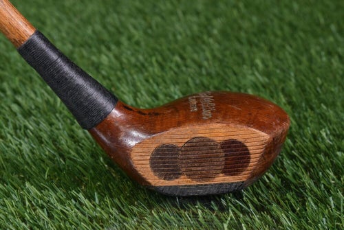 WRIGHT DITSON ST. ANDREWS JACOBUS PATENT INSERT WOOD HICKORY PERSIMMON WOOD LEFT