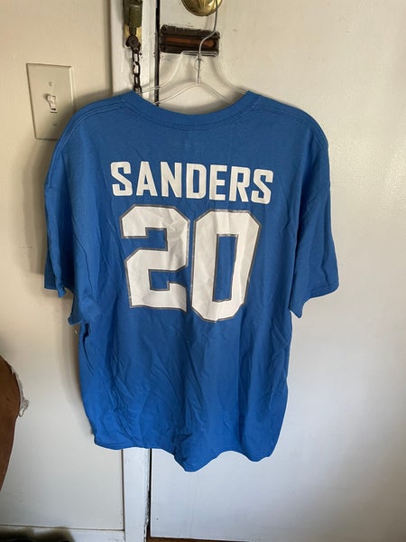 Mens NFL Team Apparel Detroit Lions BARRY SANDERS Football Jersey