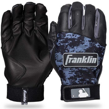 NWT Franklin Digitek Adult Batting Gloves Black Size Small