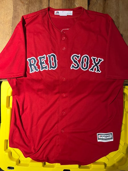 MLB Boston Red Sox Dustin Pedroia Replica Home Jersey