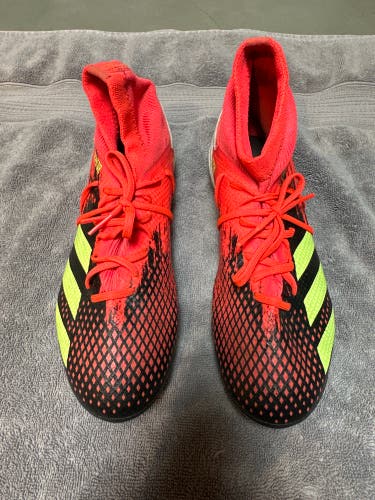 Orange Unisex Molded Cleats Adidas Predator 18.2 Cleats