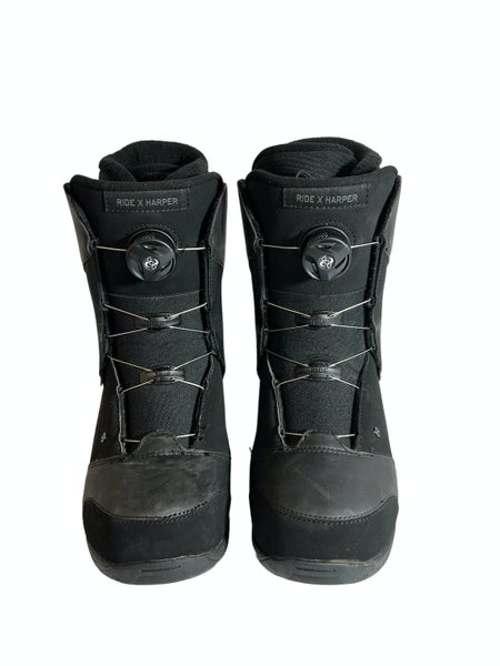 RIDE 21-22 LASSO PRO WIDE BOA SNOWBOARD BOOTS, MEN'S 9.5 BLACK