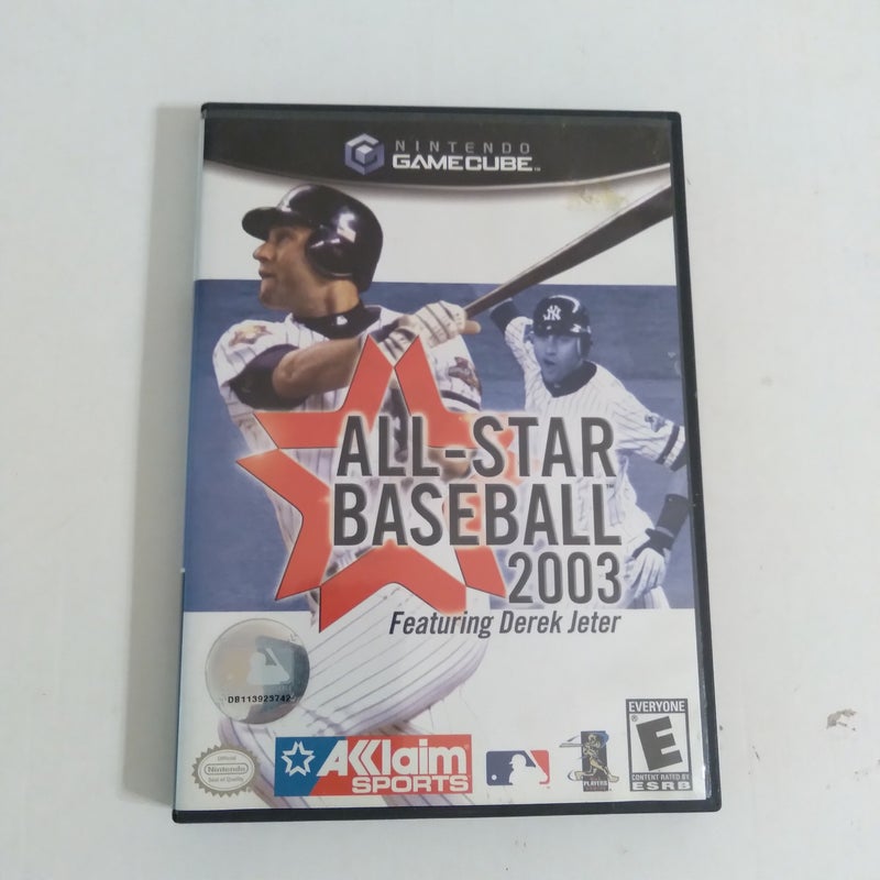 Vintage Nintendo Game Cube All-Star Baseball 2003 Video Game Feat. Derek Jeter