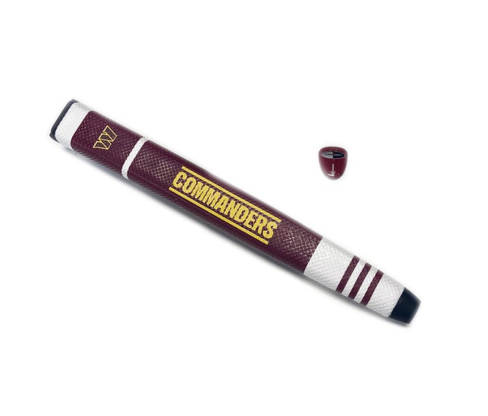 NEW Team Golf Washington Commanders Burgandy/White Jumbo Putter Grip w/Ball