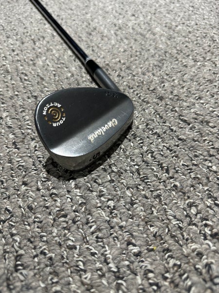 Lefty Men’s Cleveland 56 Degree Tour Action Wedge, Stiff Flex Steel Shaft, Used