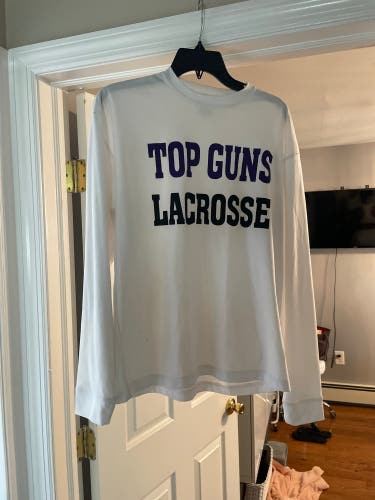 LI Top Guns Shooting Shirt White Adult Small