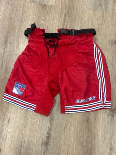Red Used Small Bauer Pro Stock None Pant Shell