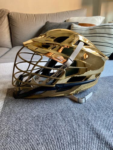 Gold Chrome Cascade S Helmet
