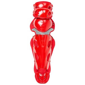 Under Armour Pro 4 UALG4-JRP 13" Youth Leg Guards Catcher's shin guard red
