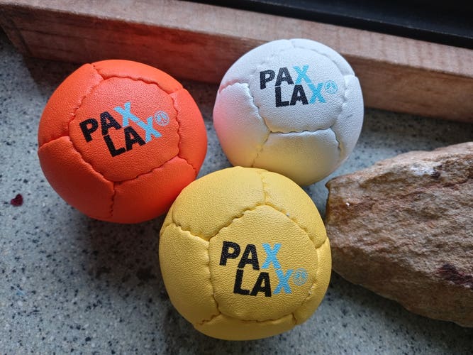 12 Regular Lacrosse Balls & 3 PaxLax Indoor Balls Bundle Deal