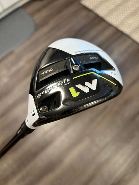 Used Men's TaylorMade Right Handed M1 Fairway Wood Stiff Flex 15 Loft