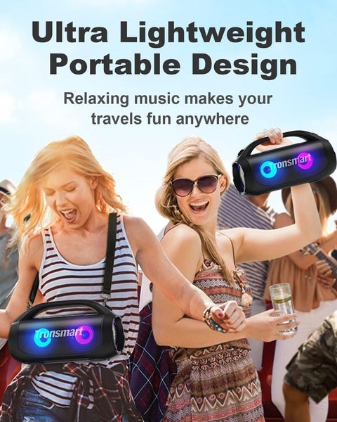 Tronsmart Bang SE Speaker Portable Party Speaker with Bluetooth 5.3,  Portable Handle, 24-Hour Playtime, for Party, Camping