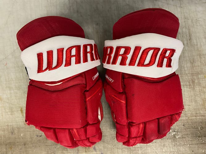 Warrior Covert QRE Pro Stock Hockey Gloves 14" Red 4234