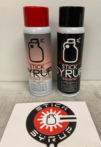 2 PACK Stick Syrup Hockey Stick Wax Maple Syrup Scented (NEW)